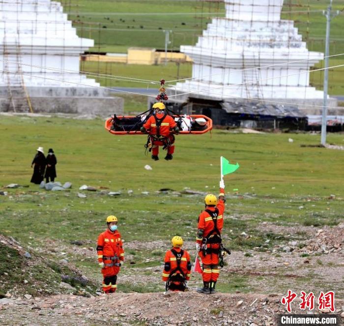 圖為應急演練現場。青海省應急廳